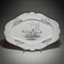 Marieberg (Suéde) - Plat aux chinois - XVIIIe Siècle