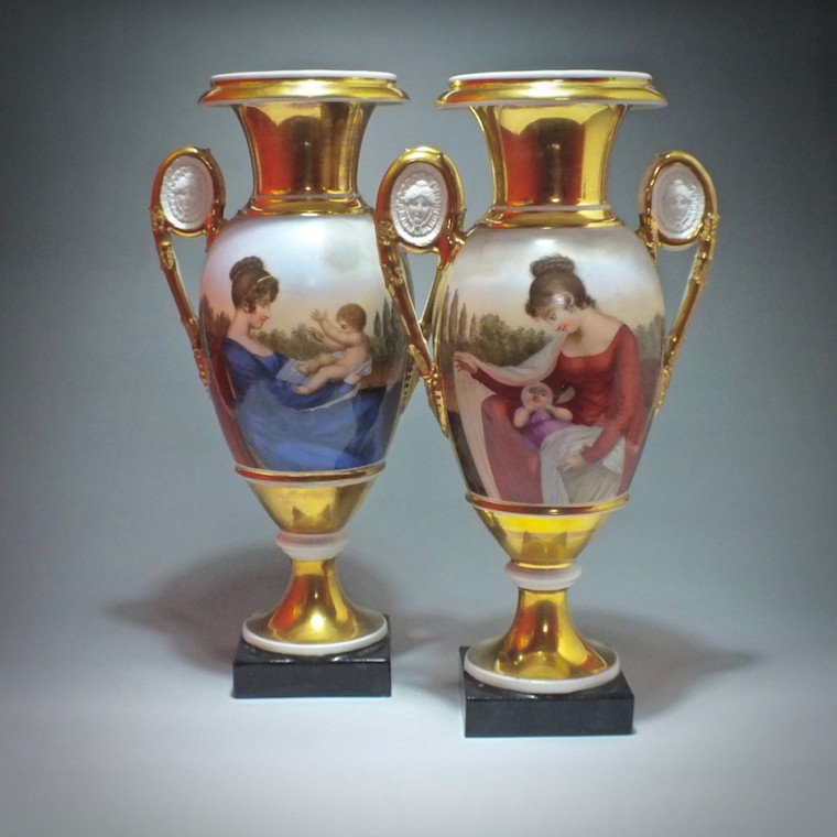 Paris - Paire de vases - Epoque restauration