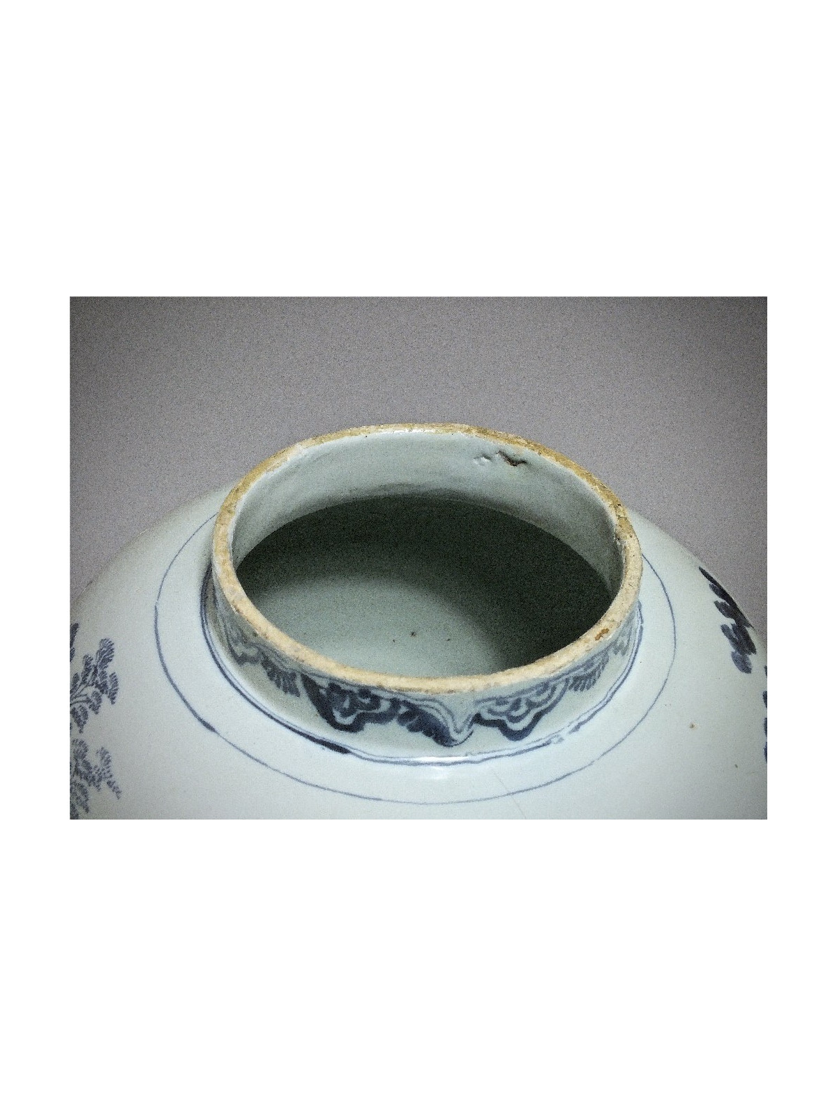 Delft - Potiche aux chinois - Fin du XVIIe Siècle