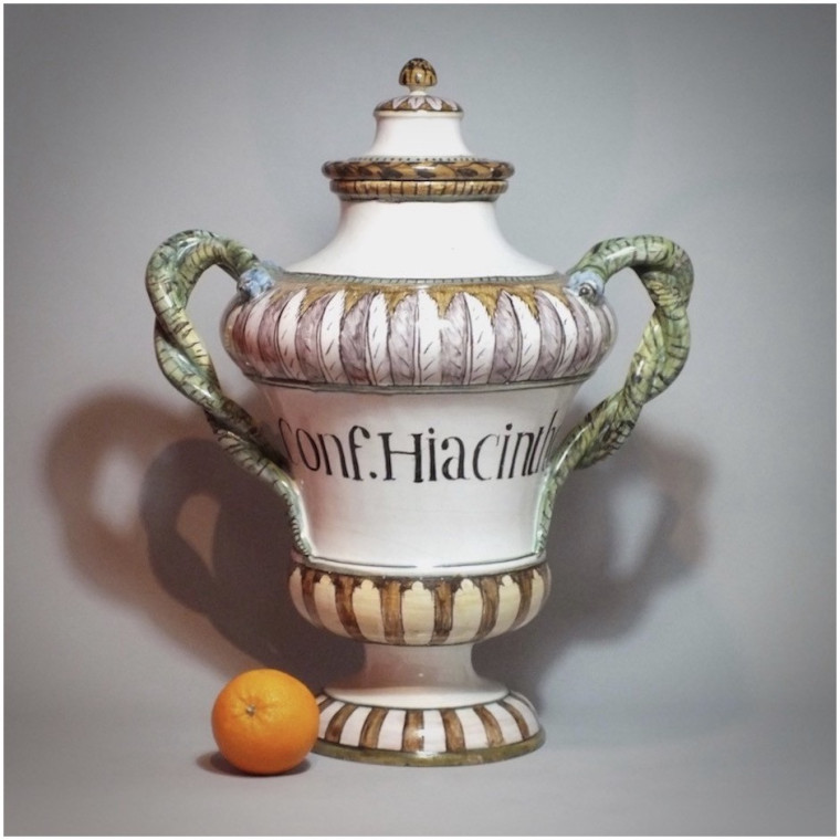 Lyon - Important pharmacy pot - Eighteenth Century