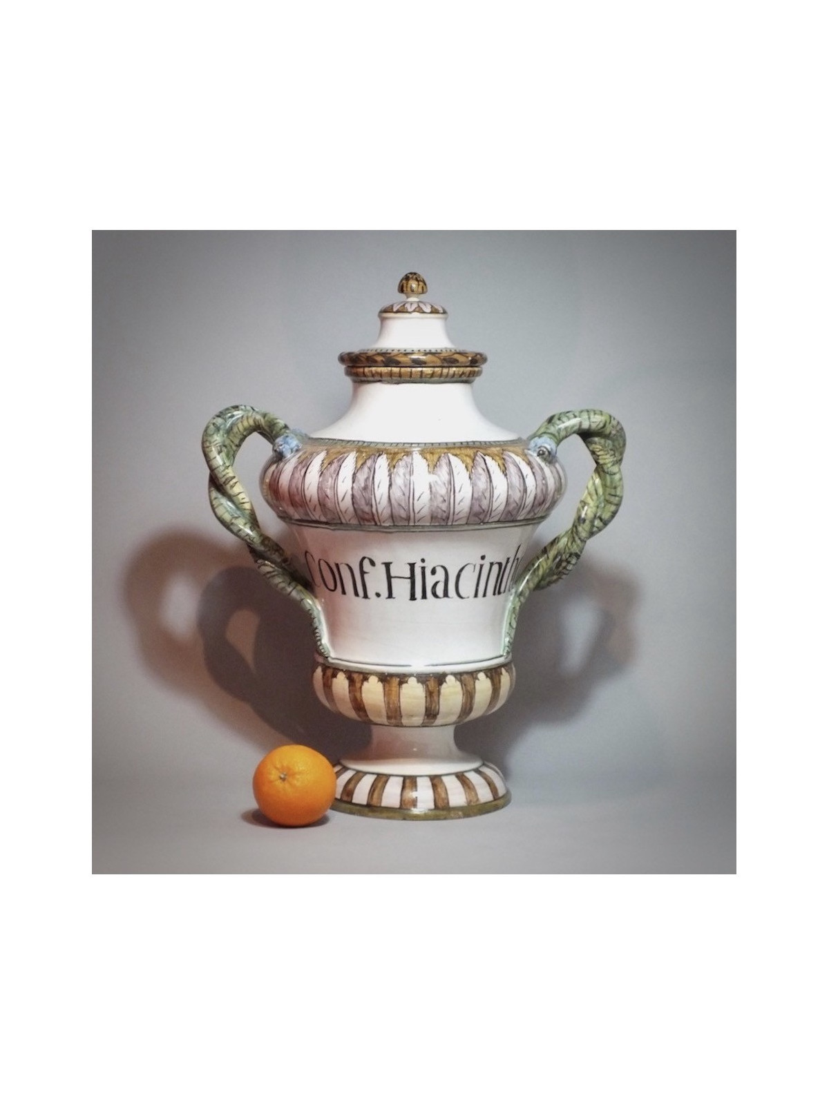 Lyon - Important pharmacy pot - Eighteenth Century