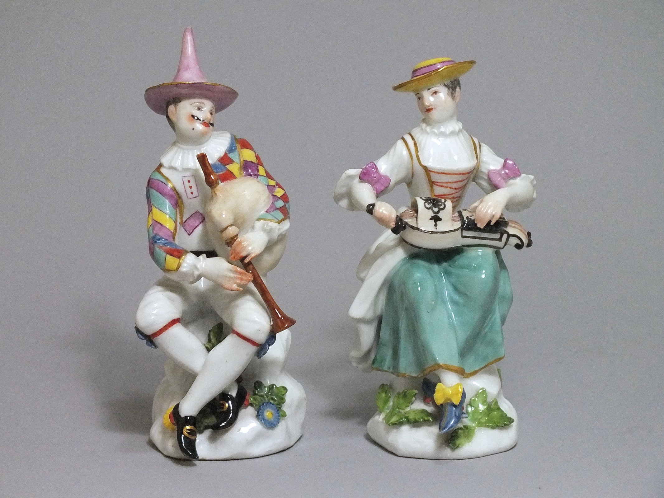 Meissen - Harlequin and Columbine - j.j Kandler - eighteenth century