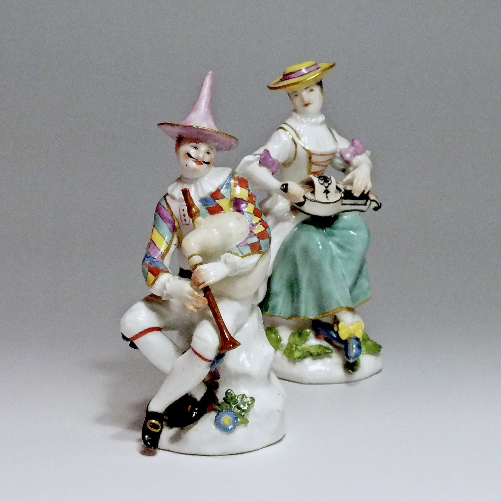 Meissen - Harlequin and Columbine - j.j Kandler - eighteenth century