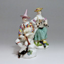 Meissen - Harlequin and Columbine - j.j Kandler - eighteenth century