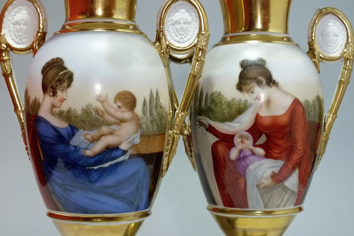Paris - Paire de vases - Epoque restauration