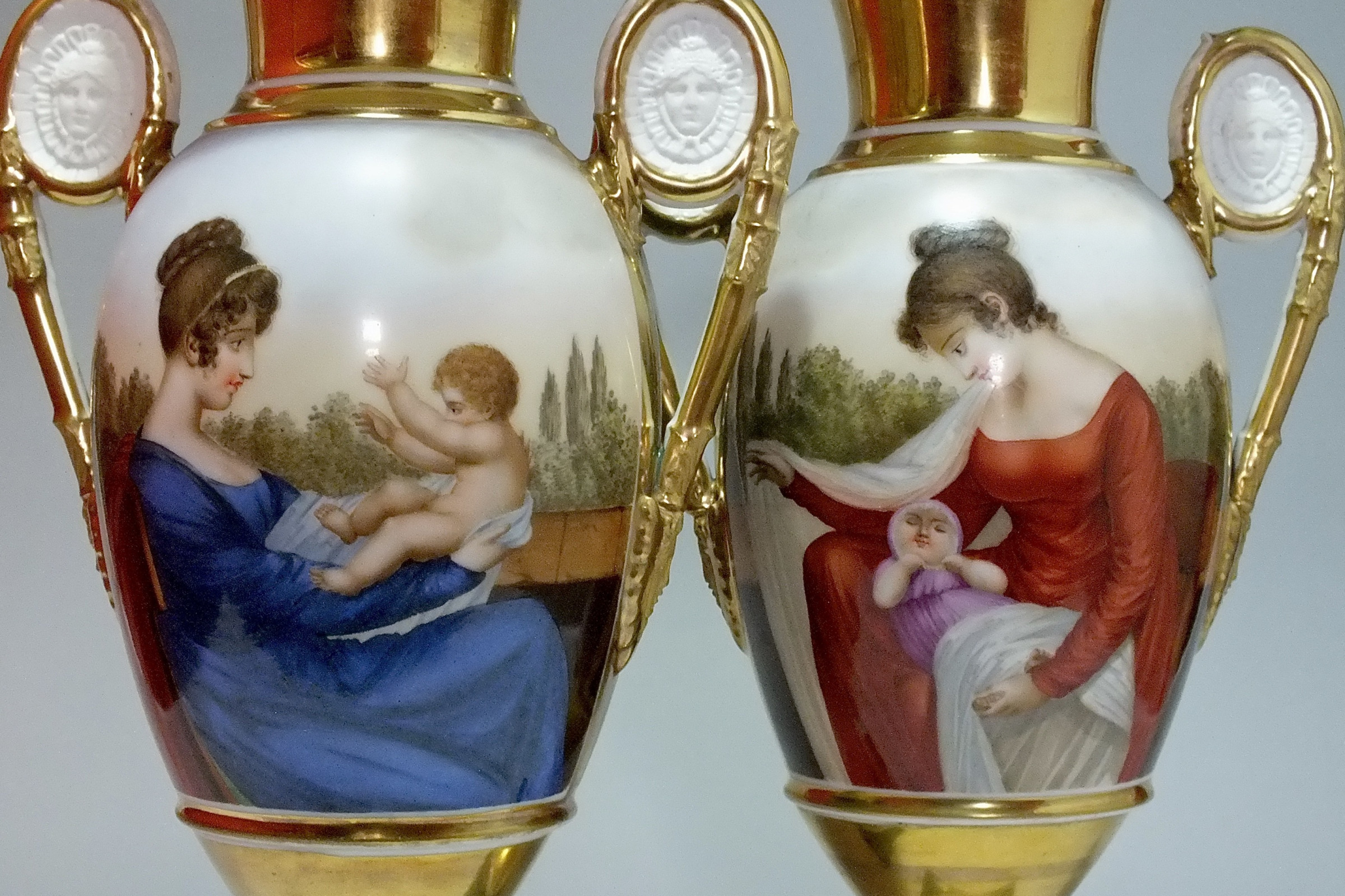 Paris - Paire de vases - Epoque restauration