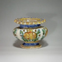 Marche (Pesaro or Duchy of Urbino) - salt cellar oval - seventeenth century