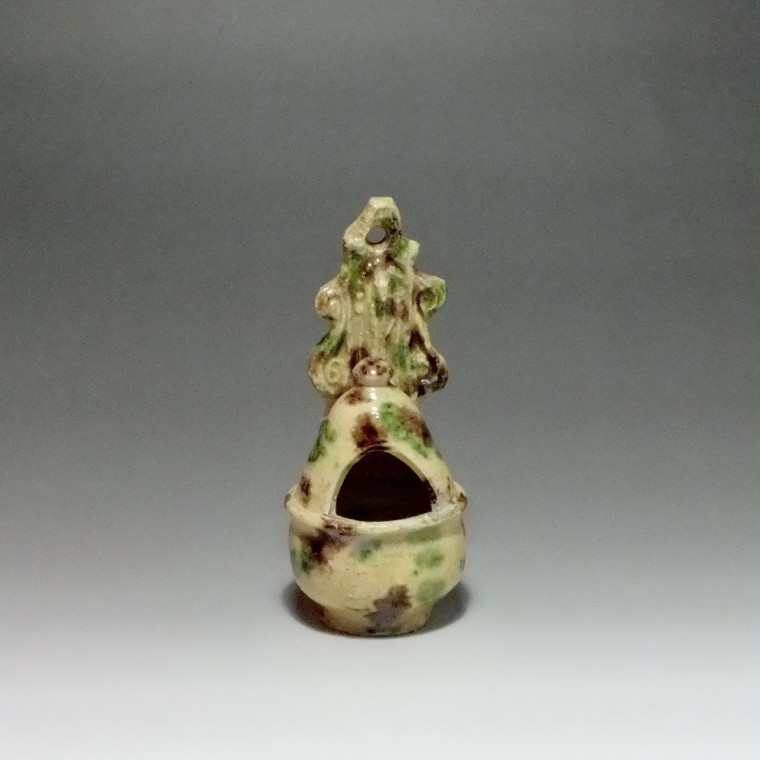 Lignon (Sarthe) - Stoup glazed earthenware - seventeenth century