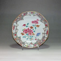 China - hollow dish octagonal rose family - Qianlong