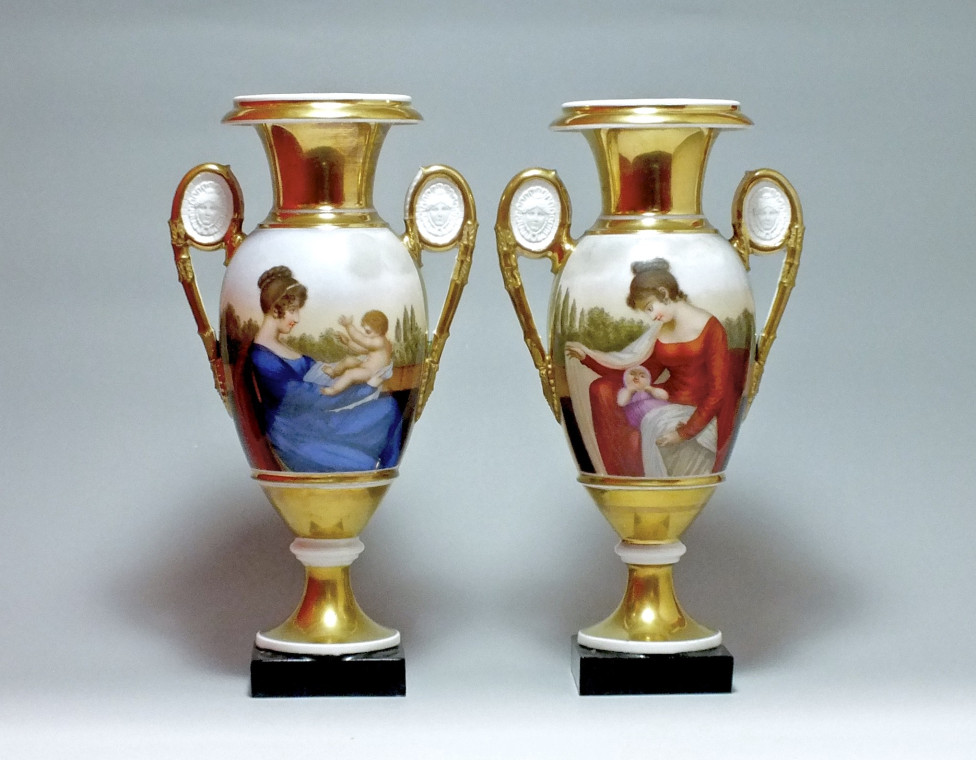 Paris - Paire de vases - Epoque restauration