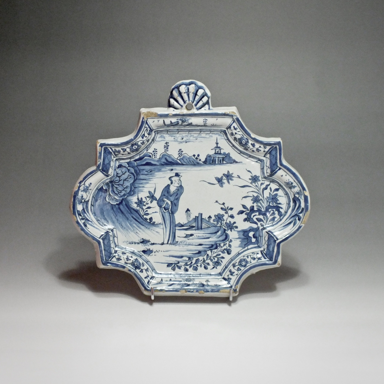 Delft - Delft earthenware plate - Eighteenth Century