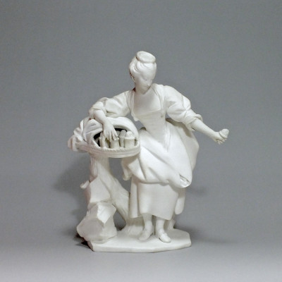 SEVRES - The Merchant cream - eighteenth century