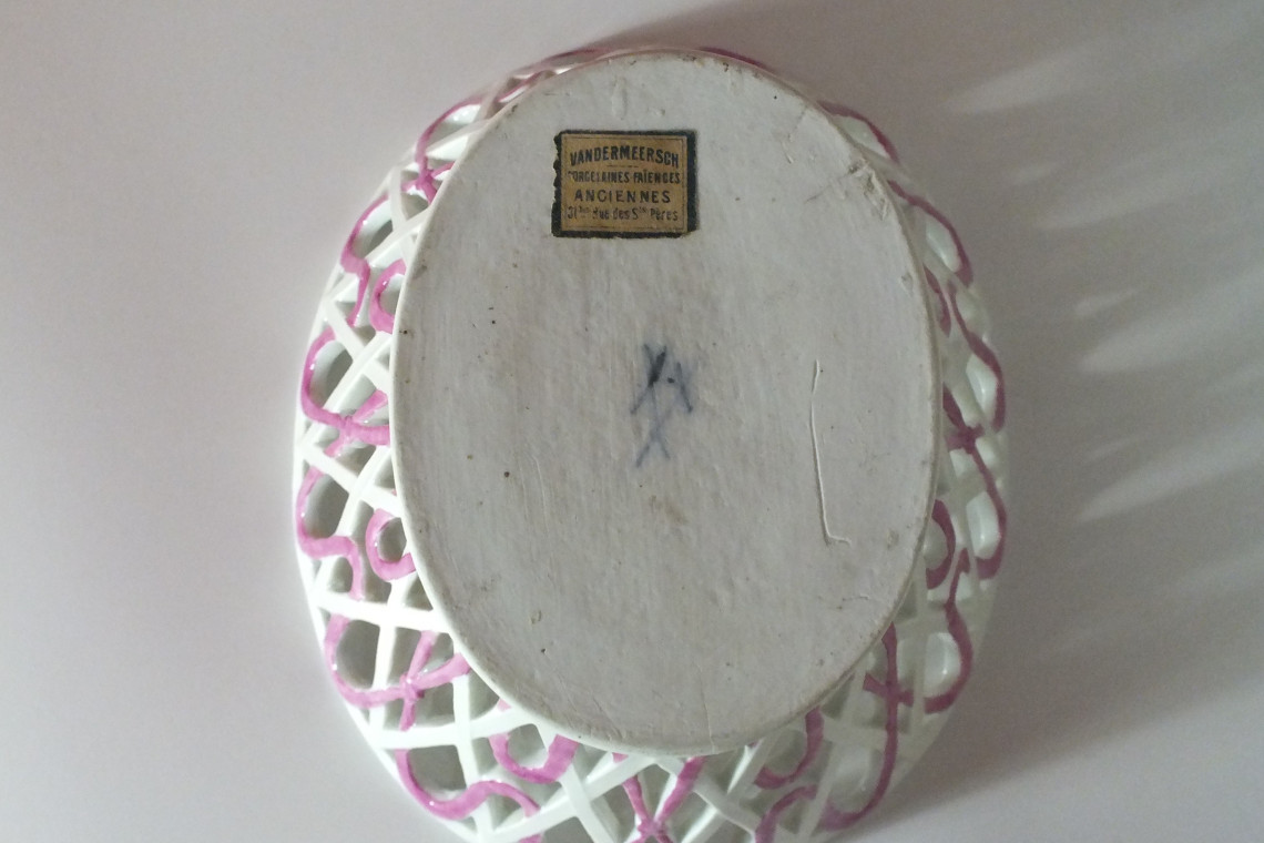 Meissen  - Marronière ajourée - XVIIIe siècle