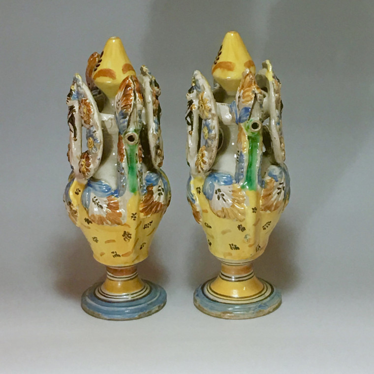 Ariano Irpino (Italy) - Pair of vases - circa 1800.