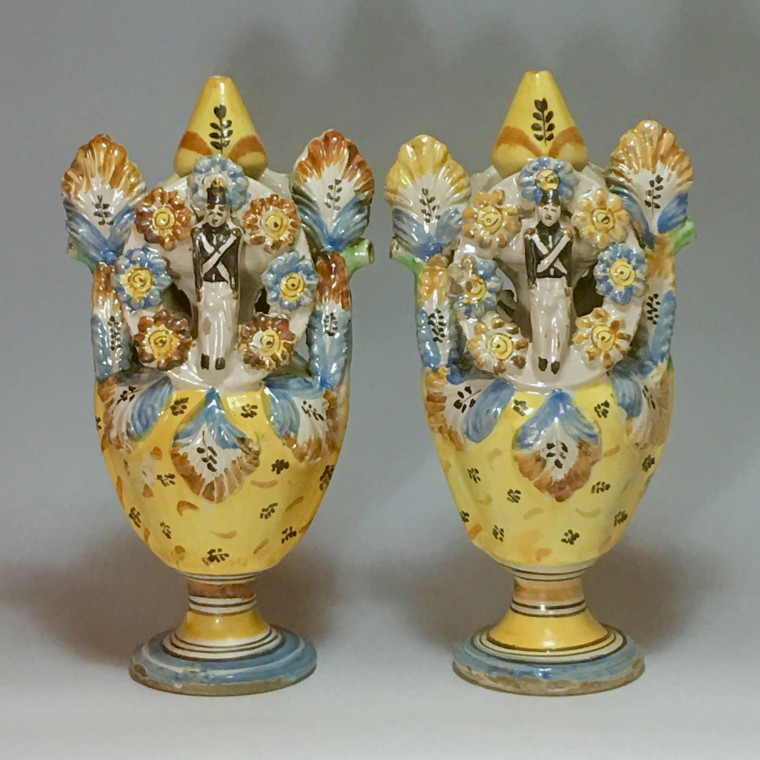 Ariano Irpino (Italie) - Paire de vases - Vers 1800