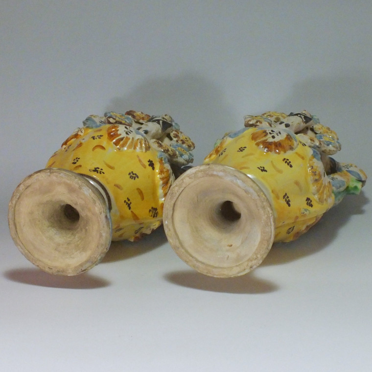 Ariano Irpino (Italie) - Paire de vases - Vers 1800