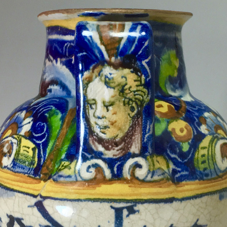 Venice - Rare vase of apothecary - Atelier de Maestro Domenico - XVIth century