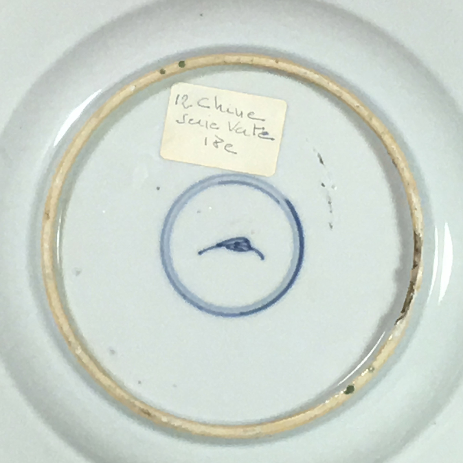 Chne - Assiette en porcelaine de la famille verte - Époque Kanghi