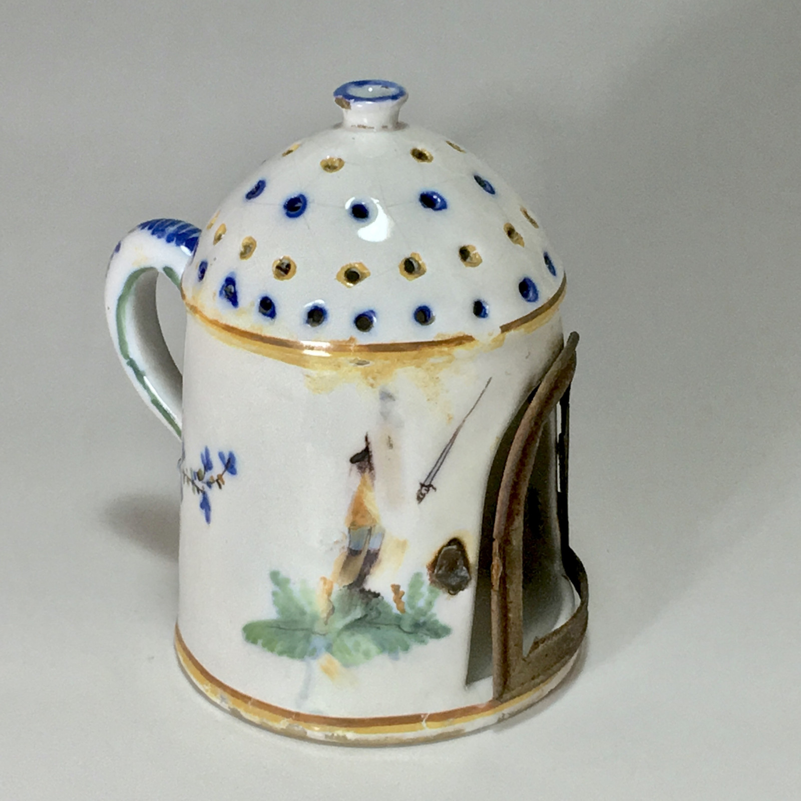 Roanne - Rare lanterne en faïence - XVIIIe siècle