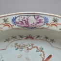 China (India Company) - Barber Plate Pink Family - Qianlong Period