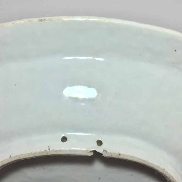 China (India Company) - Barber Plate Pink Family - Qianlong Period