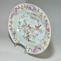 China (India Company) - Barber Plate Pink Family - Qianlong Period