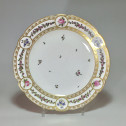 Paris - Clignancourt - said Mr. Manufacture - Pair of plates - eighteenth century