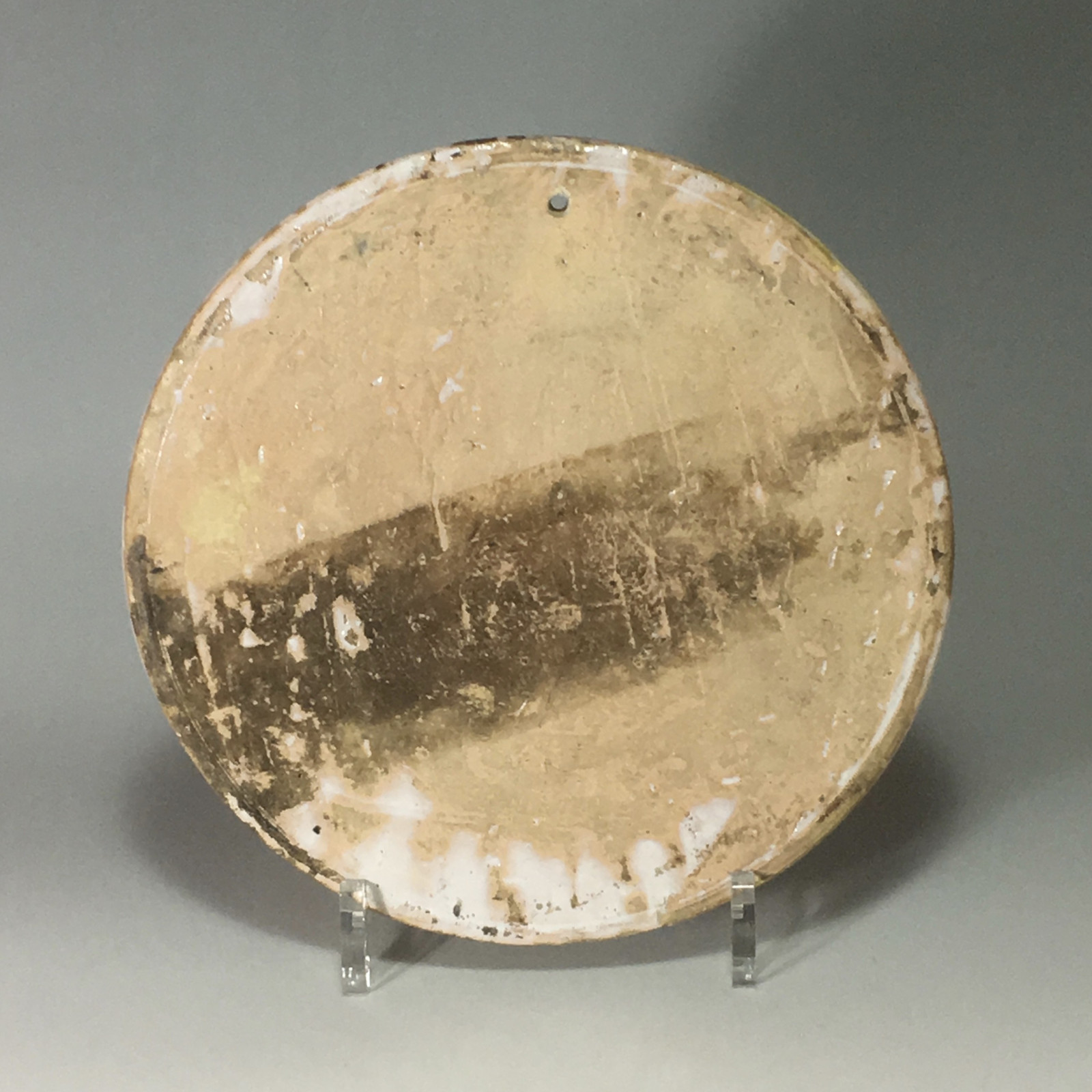 CASTELLI, Tondo d’applique, "Le sacrifice d’Abraham" - Début du XVIIIe siècle.