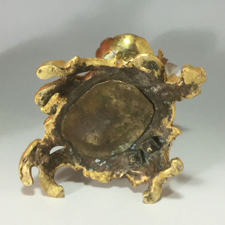 Pair of hand candleholders - 19th - 18th century