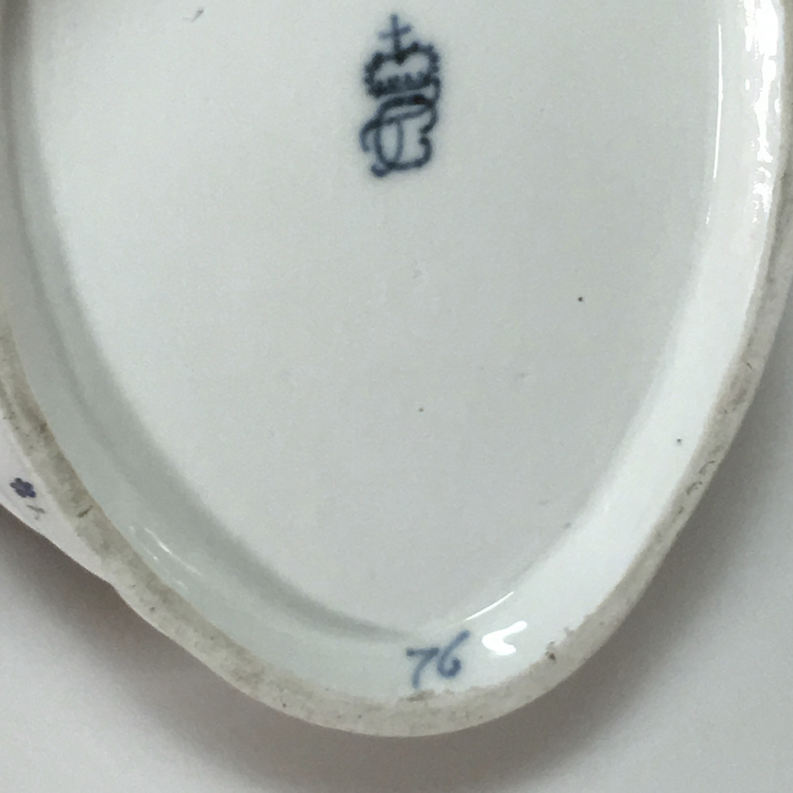 Frankenthal - Cruet set decorated with landscapes - 18th century