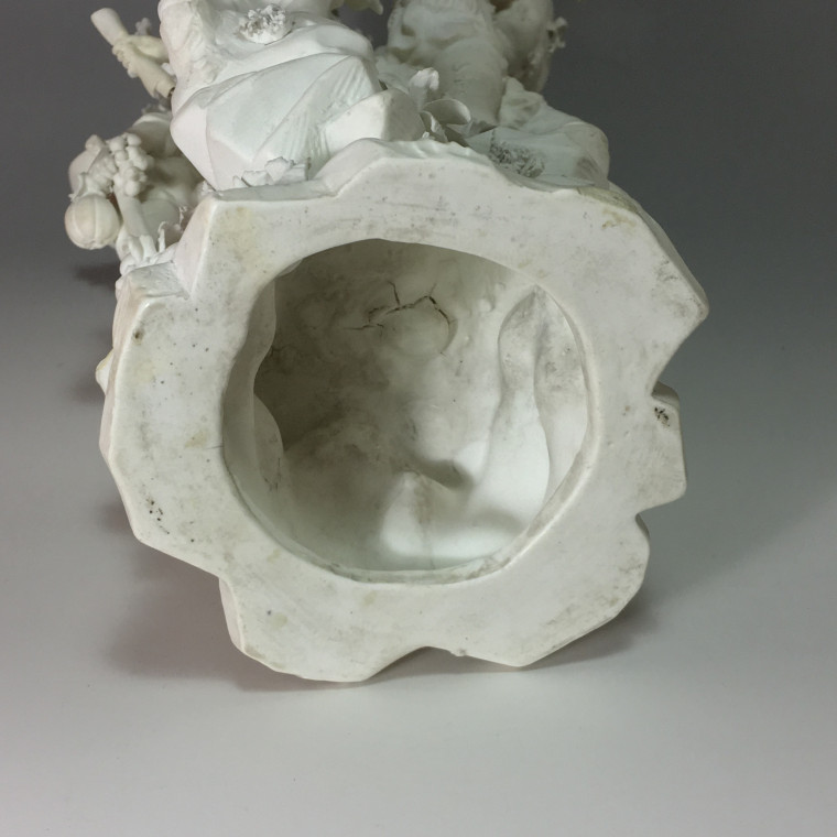 Derby - Groupe en biscuit "Les quatre éléments" - XVIIIe siècle