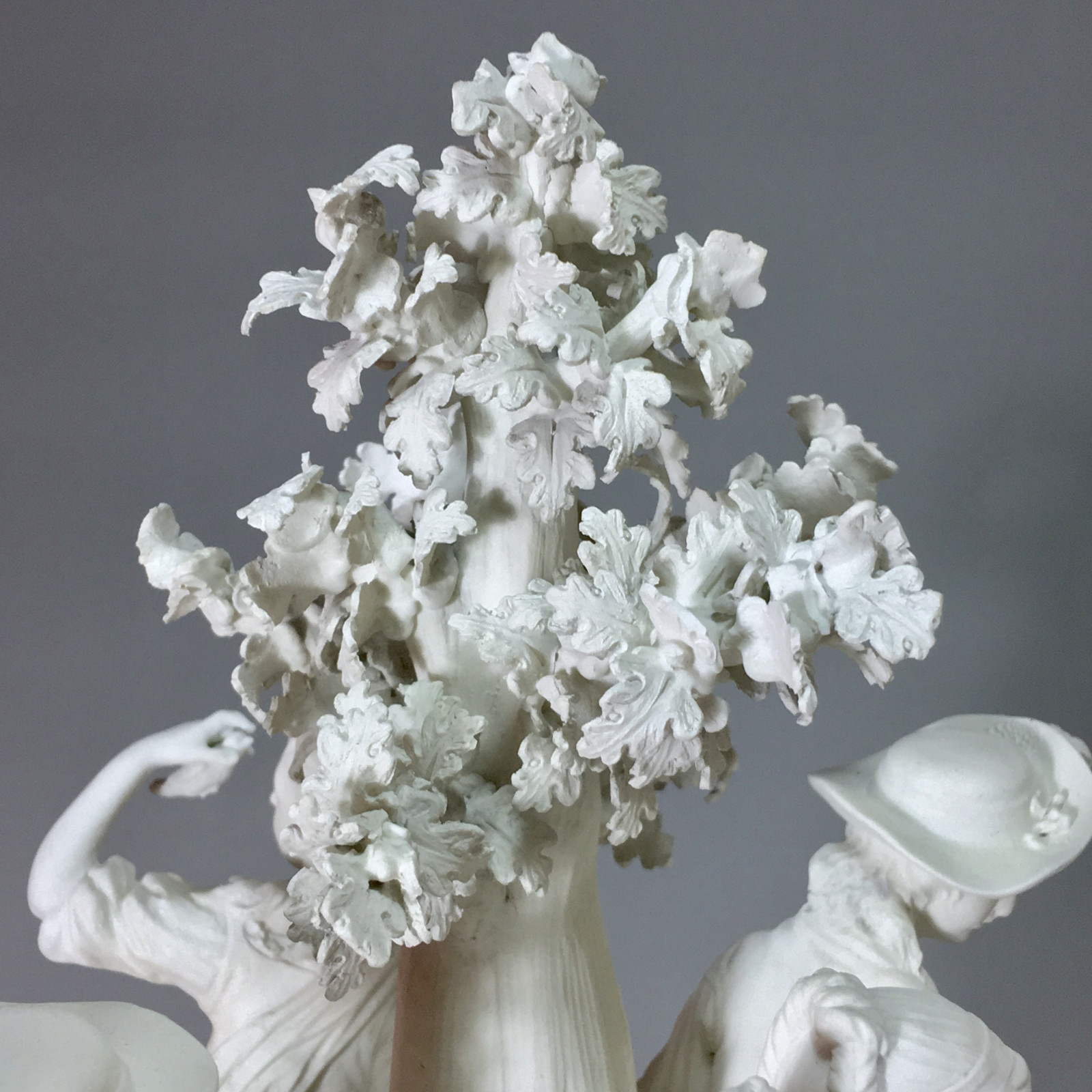 Derby - Groupe en biscuit "Les quatre éléments" - XVIIIe siècle