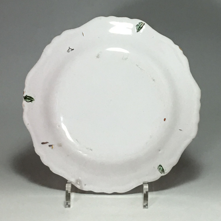 Marseille - assiette décor de paysage - XVIIIe siècle