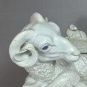 Alcora (Spain) Terrine depicting a ram - eighteenth century
