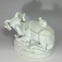 Alcora (Spain) Terrine depicting a ram - eighteenth century