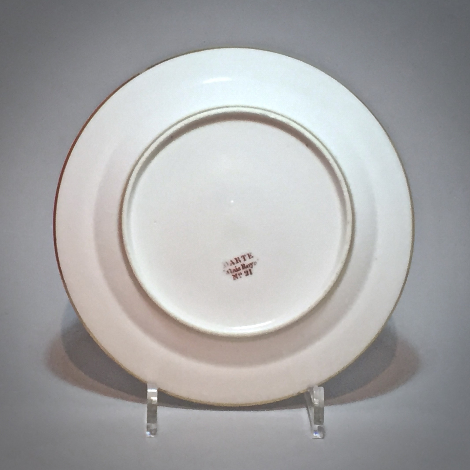 Paris - Darte - Plate decorated with a bouquet of flowers - Nineteenth Century - 1820.