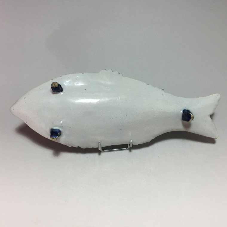Delft or Friesland - dish showing a fish - eighteenth century