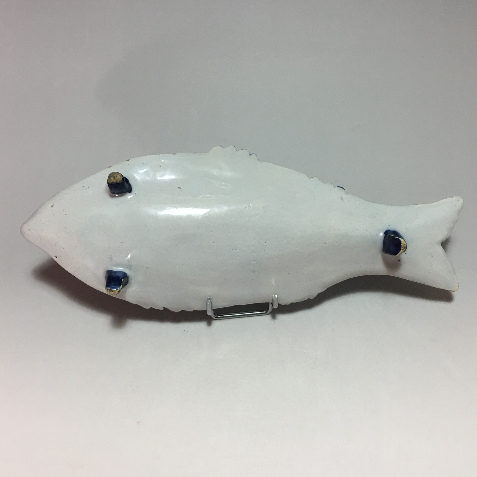 Delft or Friesland - dish showing a fish - eighteenth century