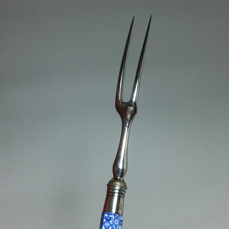 Saint-cloud - Knife and fork - eighteenth century  (1)