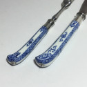 Saint-cloud - Knife and fork - eighteenth century  (1)