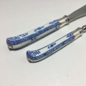 Saint-cloud - Knife and fork - eighteenth century  (2)