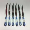 Saint-Cloud - Set of six knives - 18th century - circa 1710-1730