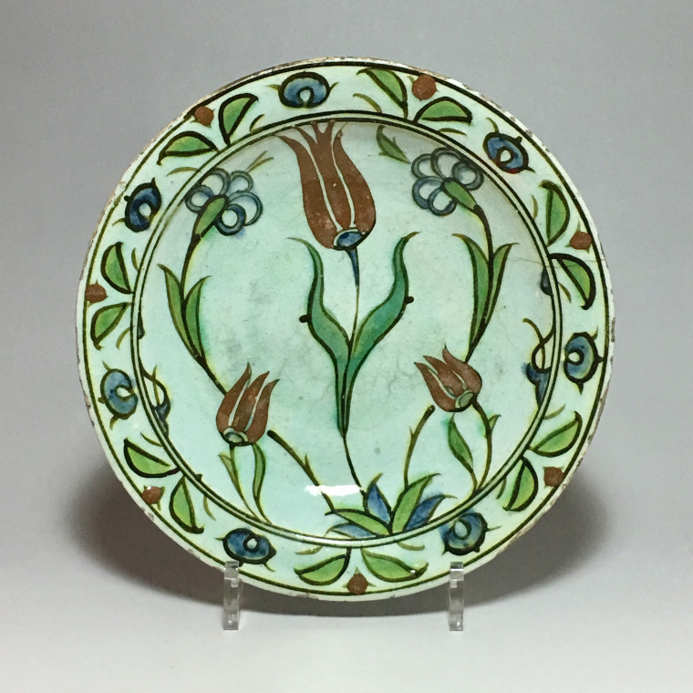 Iznik - dishes Pair of tulips - seventeenth century