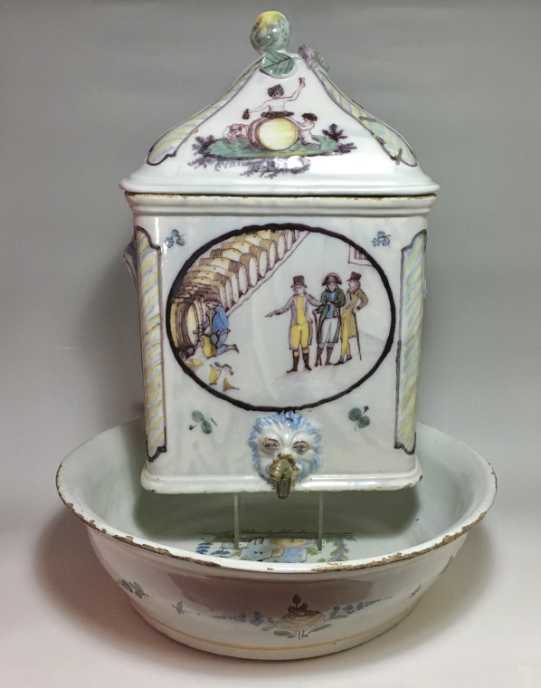 Roanne - Rare fontaine figurant Napoléon - Fin du XVIIIe - début du XIXe siècle