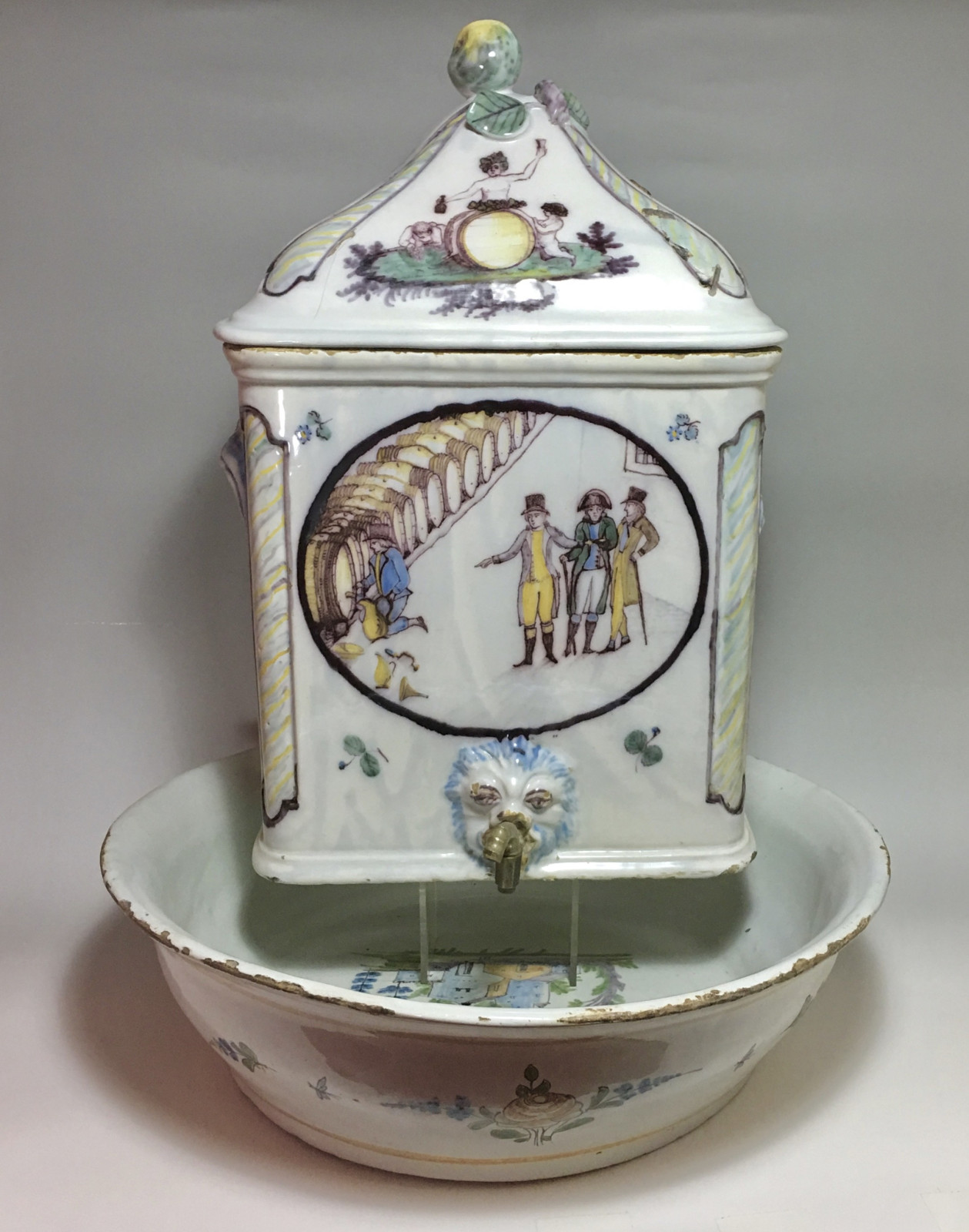 Roanne - Rare fontaine figurant Napoléon - Fin du XVIIIe - début du XIXe siècle