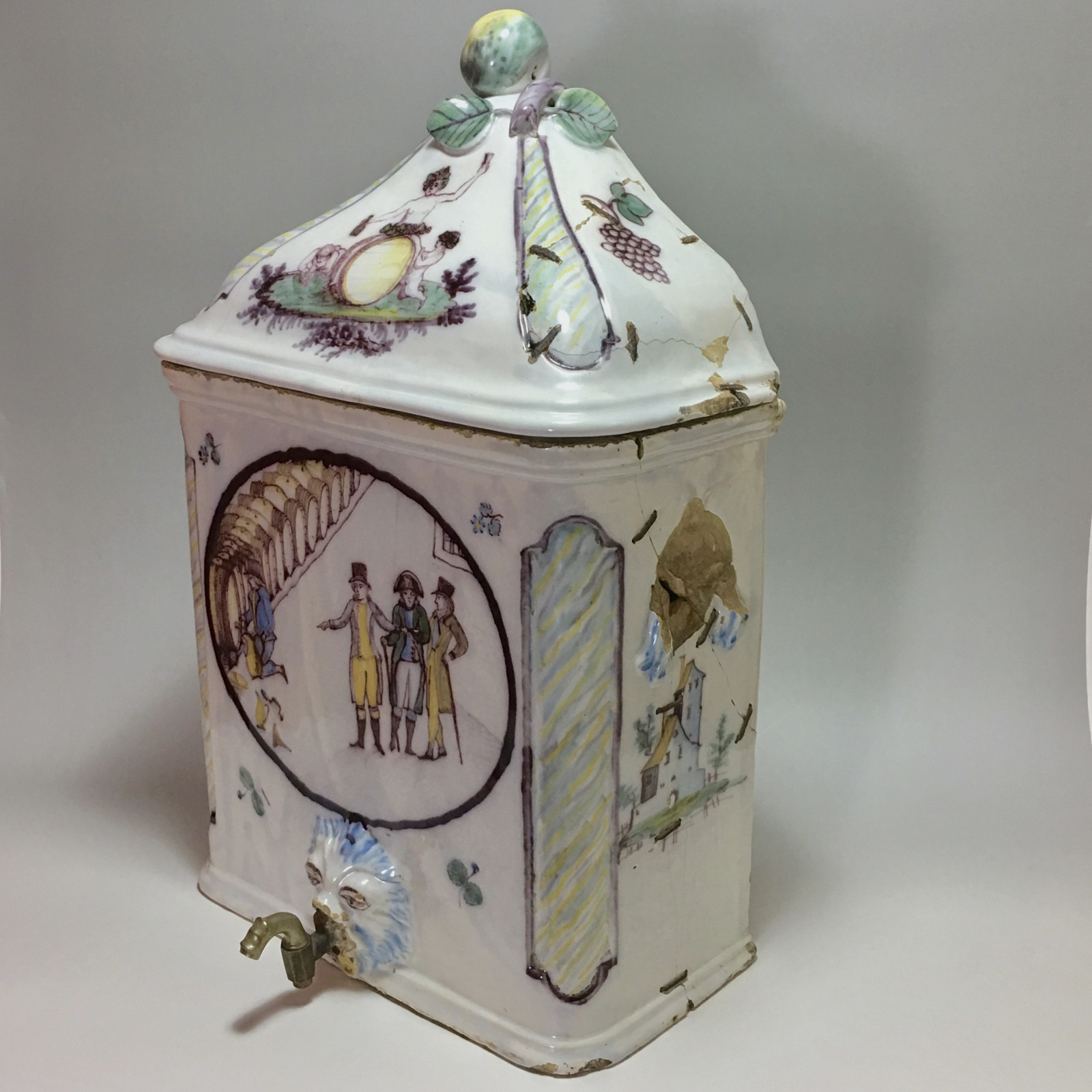 Roanne - Rare fontaine figurant Napoléon - Fin du XVIIIe - début du XIXe siècle