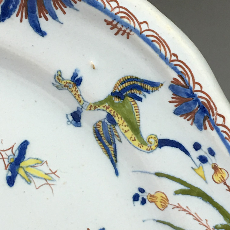 Moulins - Dish Chinese - eighteenth century