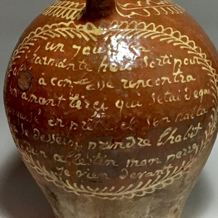 Saone Valley - Great kid glazed earthenware - eighteenth century