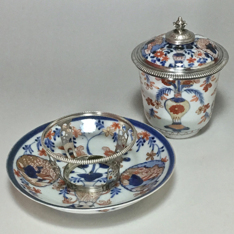 China - Covered Goblet - Silver Mounted - Paris 1722-1726