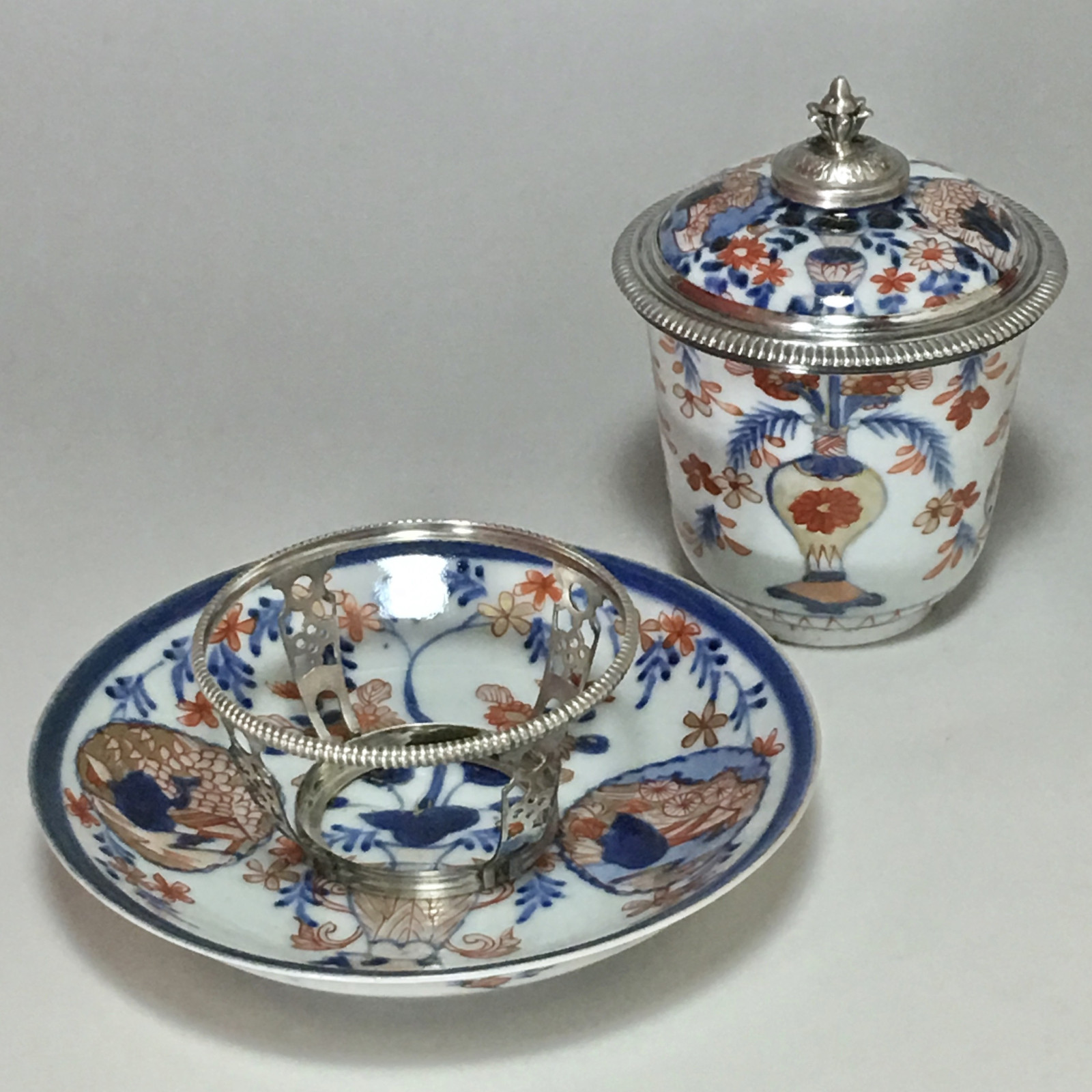 China - Covered Goblet - Silver Mounted - Paris 1722-1726